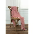 thumbnail image 4 of Rizzy Home  Chevron Hand Loomed Woven Throw Red/ Natural, 4 of 5