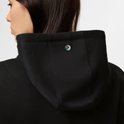 Mercedes AMG Petronas F1 Womens Oversized Hoodie - Black/White