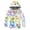 White, variant on CPNG Girls and Boys Hooded Jacket Tie Dye Full Zip Rainproof Windproof Windbreaker Coat Kids Lightweight Outdoor Jacket