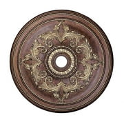 8211-58-Livex Lighting-Versailles - Ceiling Medallion in Style - 40.5 Inches wide by 2.38 Inches high-Imperial Bronze Finish