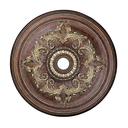 8211-58-Livex Lighting-Versailles - Ceiling Medallion in Style - 40.5 Inches wide by 2.38 Inches high-Imperial Bronze Finish
