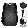 thumbnail image 3 of Honeii Black Spider On Web for Travel Laptop Backpack, Business Laptops Backpack with USB Charging Port, College High School Computer Bag for Men Women, 3 of 7