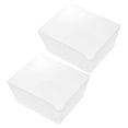thumbnail image 3 of ColoMX 2 tazones de plástico transparente de 1200 ml para pesar, bandeja reutilizable para servir, báscula digital, bandeja de pesaje transparente para alimentos de cocina., 3 of 7