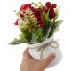 thumbnail image 5 of unbranded Floral Artificial Roja En Maceta Para Interiores Con Detalle Natural Y Resistencia, 5 of 8