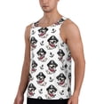 thumbnail image 2 of Easygdp Pirate Puppy Men's Tank Top, Sleeveless Muscle T Shirts, Breathable, Quick-Dry, Loose for Gym, Running, Fitness - XX-Large, 2 of 9