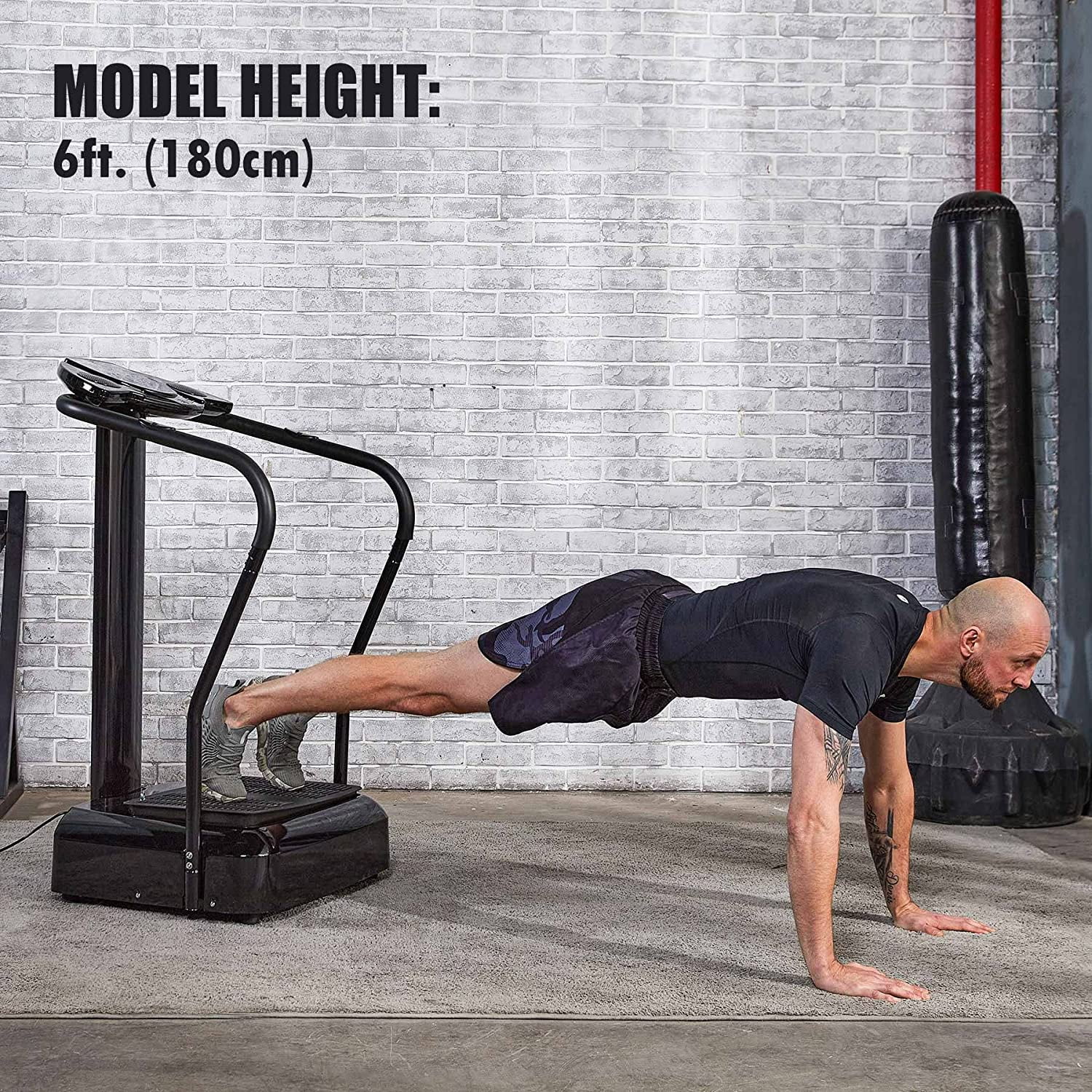 2000W Whole Body Vibration Platform Exercise Machine, 180 Speed Levels Vibration Plate with MP3 Player