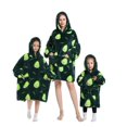 thumbnail image 1 of Wearable Blanket Hoodie for Adults Sherpa All Patterns Oversized Sweatshirt Blanket with Pockets, 1 of 5