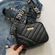 thumbnail image 4 of PU Crossbody Bag Color sólido Mujeres Crossbody Bolsos Diamond Lady Ocio diario FLhrweasw Nuevo, 4 of 9
