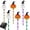 B006- Color F, variant on Halloween Decor, Outdoor Halloween Decorations Yard, Halloween Pumpkin Decorations, Solar Halloween Lights Outdoor, 6-Pack 16X4.5X4.5 Inch Pumpkin and Ghost Halloween Lawn Decor