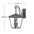 thumbnail image 5 of Hinkley Lighting - Four Light Wall Mount - Trellis - Four Light Outdoor Large, 5 of 10