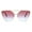 gold purple blue, variant on Womens Color Oceanic Gradient Metal Cat Eye Gothic Sunglasses Gold Orange Yellow
