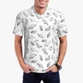 thumbnail image 2 of Salouo Sea Turtle for Men's Short Sleeve Polo Shirts,Polo Shirts for Men Performance Short Sleeve Golf Shirt Athletic Casual Collared T-Shirt-X-Large, 2 of 8