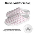 thumbnail image 6 of Fotbe Pink Paw Pattern Women's Fuzzy Curly Fur Memory Foam Loafer Slippers Indoor Outdoor Slippers Winter Home Shoes-44/45, 6 of 7