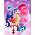 thumbnail image 7 of Disney Inside Out Big Girls' Fleece Hooded Sweatshirt Magenta, 7 of 7