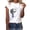 White, variant on XMMSWDLA Women's Print T Shirts Cute Graphic Tees Short Sleeve Summer Cotton Tee Tops Football Shirts for Women