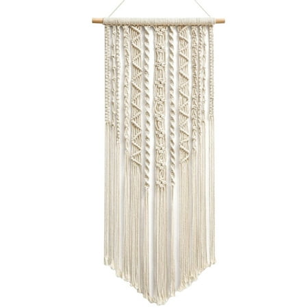 

Cotton Rope Pendant Hair Clip Holder Handmade Weaving Craft Decor Wall Ornament