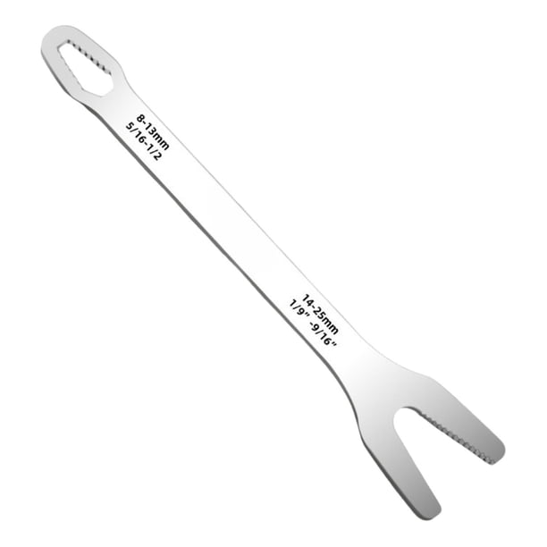 Llave de Doble Cabezal de 8-25 Mm con Mordaza Ajustable – Acero Al Cromo Vanadio, Apriete Rápido para Mantenimiento Doméstico, Reparación de Automóviles E Ingeniería Mecánica.