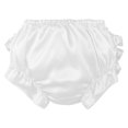 thumbnail image 2 of Jowowha Newborn Baby Girl Christmas Ruffle Bloomer Shorts Polka Dots Elastic Waistband Diaper Cover Briefs White XL/80, 2 of 6