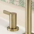 thumbnail image 6 of PARLOS Widespread 2-handle Bathroom Faucet with Water Supply Lines，Brushed Gold, 6 of 13