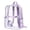 Light Purple, variant on Clear Backpacks For Women Lightweight Design Large Capacity Womens Clear Backpacks Multi Pocket Casual Travel Backpacks Versatile Stadium Bags White