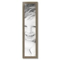 thumbnail image 2 of ArtToFrames 9" x 40" Aged White Gold Picture Frame, 9x40 inch Silver Wood Poster Frame (WOM-2036),  Pack, 2 of 7