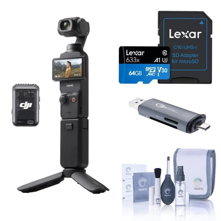 Osmo Pocket 3 Gimbal Camera Creator Combo, Bundle with 64GB Osmo Pocket 3 Gimbal Camera Creator Combo, Bundle with 64GB