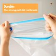 thumbnail image 6 of 20Pcs Reusable Vacuum Food Storage Bags with Manual Pump, 15 Household Sizes, Food-Grade Transparent Bags for Fruit, Cooked Food & Fridge Storage, Random Color, Kitchen Accessories, 6 of 7