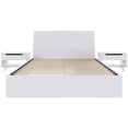thumbnail image 2 of Nexera Ensemble de Chambre à Coucher à Rangement Double 4 Pcs, Blanc, Grand Lit, 2 of 6