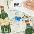 thumbnail image 5 of Wine Bottles and Tasting Print 52 x 70 inch Rectangle Vinyl Flannel Backed Holiday Party Tablecloth, 5 of 9