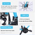 thumbnail image 6 of [US IN STOCK] 27 Speed Hybrid bike Disc Brake 700C Road Bike For men women's City Bicycle 365LBS, 6 of 6