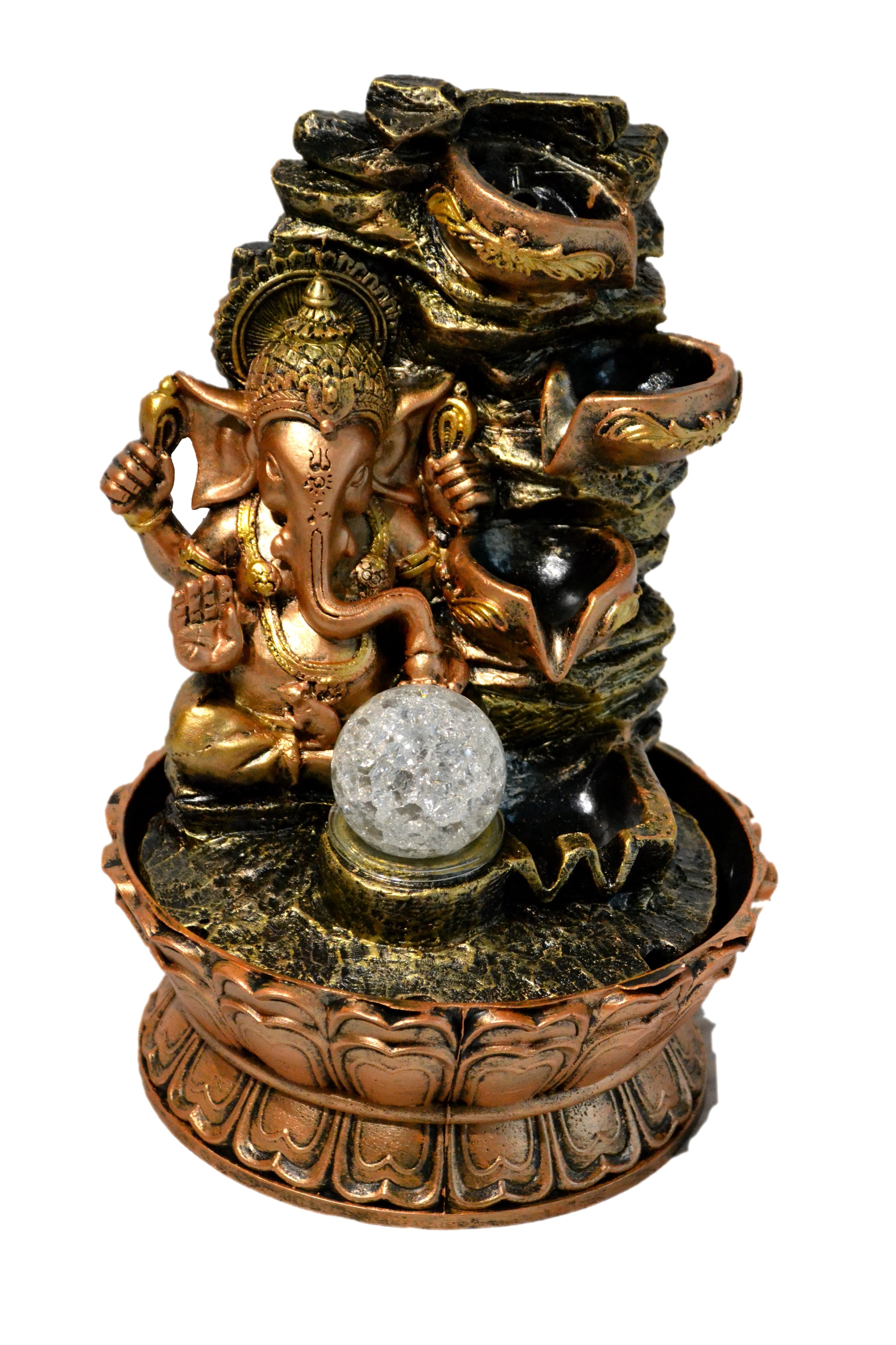 Indoor Tabletop Ganesha Water Fountain