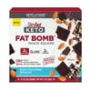 SlimFast Keto Fat Bomb Snack Square, Dark Chocolate Almond, 0.5 Oz, 14 Count