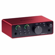 Focusrite Scarlett Solo 4th Gen USB Audio Interface with Condenser Microphone Package