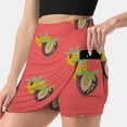 thumbnail image 2 of Strawberries Women's skirt Y2K Summer Clothes 2025 Kpop Style Trouser Skirt With Pocket Strawberries Strawberries Illustration, 2 of 6