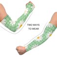 thumbnail image 4 of Daisy Manches de Bras avec Trou de Pouce UV Protection Solaire Respirante Manches de Bras de Refroidissement pour le Cyclisme Course Baskrtball Conduite Pêche, 4 of 7