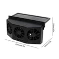 thumbnail image 7 of Car Exhaust Fan USB Rechargeable/solar Air Circulation Cooling and Heat Dissipation High Wind Power 3 Head Ventilation Fan ,Easy Installation, 7 of 7