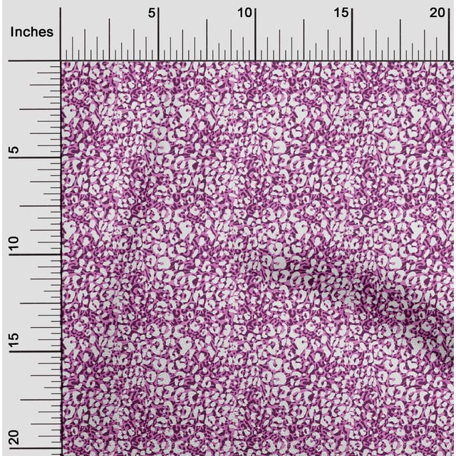 oneOone Rayon Fuschia Pink Fabric Animal Skin Sewing Craft Projects Fabric Prints By Yard 56 Inch Wide-W32