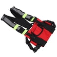thumbnail image 3 of Bolsa de pecho impermeable de nailon multifuncional, chaleco reflectante de seguridad para herramientas para exteriores (rojo fluorescente verde), 3 of 10