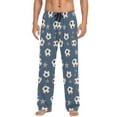 thumbnail image 4 of joogoo Men's Pajama Pants Soccer Balls Stars Soft Long Sleep Lounge Pjs Bottoms S, 4 of 7