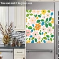 thumbnail image 3 of Yayeee Magnetic Dishwasher Cover for The Front Decoration Home Kitchen Machine Sticker Protector, Retro Orange Floral, 3 of 6