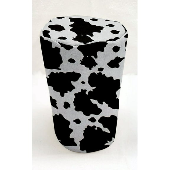 Black & White Cowhide Can Opener Cover by Penny's Needful Things