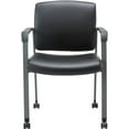 thumbnail image 7 of Lorell LLR30951 Healthcare Guest Chair with Casters, Black, 7 of 7