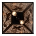 thumbnail image 4 of Meyda 152902 16 in. Square Ducks in Flight Pendant, Black & Silver Mica, 4 of 7
