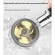 thumbnail image 3 of Ducha de alta presión con ahorro de agua, cabezal de ducha de alta presión con filtro e interruptor de pausa, cabezal de ducha turboalimentado de mano de fácil instalación con rotación de 360 grados, 3 of 6
