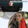 thumbnail image 6 of FOR U DESIGNS Skull Moon Raven Print Car Seat Cover 61x31 Inches Front Seat Protector, Absorbent Microfiber Portable Running Towel for Hot Yoga, Beach, and Outdoor Sport, 6 of 7