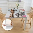 thumbnail image 2 of Acheng Giraffe Koala Gummy Bubbles Square Fitted Table Cloths 100% Polyester Fiber 52*52, 2 of 8