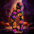 thumbnail image 6 of Halloween Pajama Pants for Women Cute Patterned Jogger Cinch Bottom Casual Wide Leg Sweat Pants with Pockets, 6 of 6