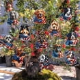 thumbnail image 5 of Yakvarog 4th of July Wooden Ornaments, 12Pcs Red White Blue Hanging Patriotic Ornaments for Tree, Festival Dog Wood Ornaments for Party, Home, Tree, Tiered Tray 4th of July Decorations, 5 of 8
