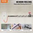 thumbnail image 2 of VEVOR Self-Regulating Pipe Heating Cable 12FT 5W/FT Heat Tape with Thermostat, 2 of 9