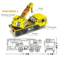 thumbnail image 6 of Engineering Truck Series Building Blocks MOC City Construction Crane Bulldozer Kid Car Bricks Set Children DIY Toys for Boy Gift, 6 of 10